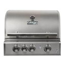 Ver imagem 1 de Churrasqueira a Gás Cuisinart Arkton Premium 65cm 3 Queimadores em Aço Inox 220V 4093250002