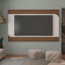 Ver imagem 2 de Rack com Painel Elegance P/ Tv até 86" com 2 Portas Cedro/off White - Artely
