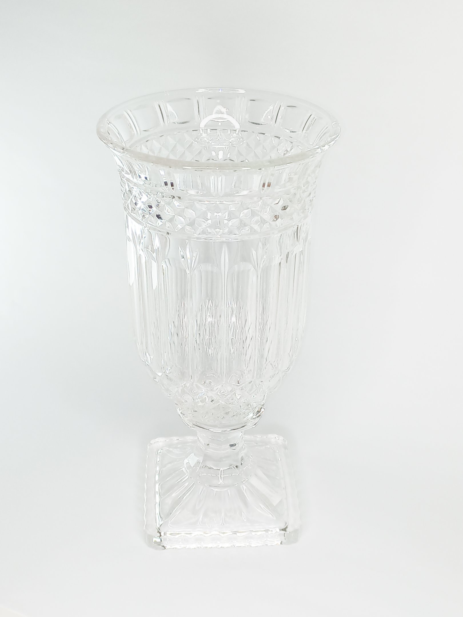 Vaso de Vidro Cristal Grosso Crown Lylhome 1065 - 29cm