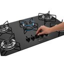 Ver imagem 4 de Cooktop a Gás 5 Bocas Fischer Fit Line Trempe Esmaltada Aramado 36360-102676