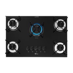 Cooktop a Gás 5 Bocas Fischer Fit Line Trempe Esmaltada Aramado 36360-102676 - 3