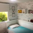 Ver imagem 6 de Adesivo de Parede Tijolo À Vista Branco Cinza Impermeável Lavável 3d para Quarto e Sala
