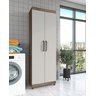 Multi-uso Duas Portas, Moderno, Compacto para Vários Ambientes - Naturale / Off White - 2