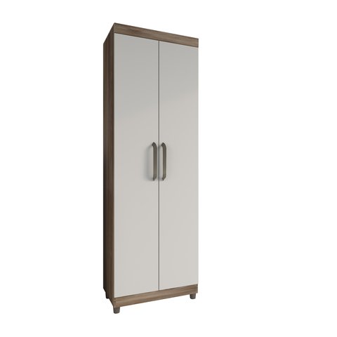 Multi-uso Duas Portas, Moderno, Compacto para Vários Ambientes - Naturale / Off White