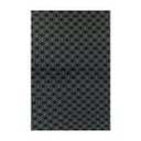 Ver imagem 2 de Tapete Para Sala ou Quarto Antiderrapante 2,50M x 1,32M Geométrico Preto e Branco