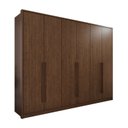 Ver imagem 2 de Guarda-Roupa 6 Portas 6 Gavetas Plus 100% MDF Anápolis Marrom/New Canion
