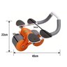 Rolo Abdominal Exercicio Roda Musculaçao Braço Lombar Abdomen Treino Academia Fortalecimento Musculo - 11
