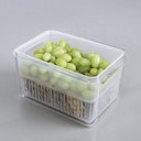 Ver imagem 3 de Pote Organizador de Geladeira Tramontina Organizzare 61820280 com Tampa 2,8l Transparente