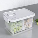 Ver imagem 4 de Pote Organizador de Geladeira Tramontina Organizzare 61820280 com Tampa 2,8l Transparente