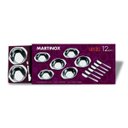 Ver imagem 4 de Jogo de Sobremesa 12 Peças em Aço Inox Verão Prata Martinazzo