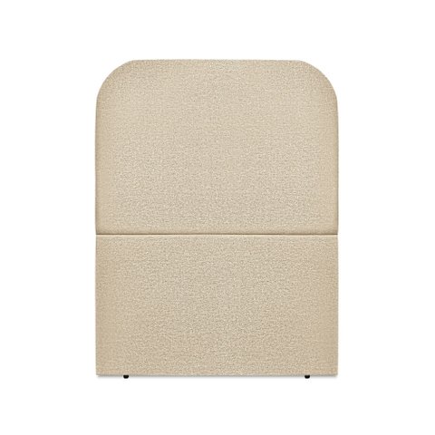 Cabeceira Estofada Queen Alana 100cm Linho Bege