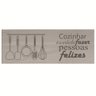 Tapete Passadeira Antiderrapante Areia Felizes Chumbo 45x140cm FASTLAR - 4