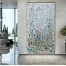 Quadro Pintado A Mão Arte Abstratos Paisagens Pollock - 1