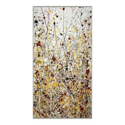 Quadro Tela Abstrato Original Pintado A Mão Pollock - 3