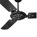Ver imagem 2 de Ventilador de Teto Comercial 150w e 180w Preto Pás Pretas Ventex