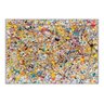 Quadro Grande Moderno Pintado A Mão Pollock Arte Verdadeira - 2