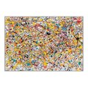 Ver imagem 2 de Quadro Grande Moderno Pintado A Mão Pollock Arte Verdadeira