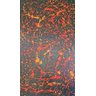 Quadro Tela Abstrato Sala Pintado Horizontal Pollock Pintura - 3