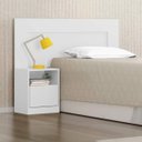 Ver imagem 1 de Cabeceira com 1 Mesa de Apoio Acoplado Demóbile