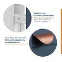 Ver imagem 5 de Balcão Porta Tempero Planejado 20cm sem Tampo Arizona CabeCasa MadeiraOriginals Azul/Branco