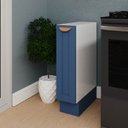 Ver imagem 1 de Balcão Porta Tempero Planejado 20cm sem Tampo Arizona CabeCasa MadeiraOriginals Azul/Branco