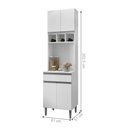 Ver imagem 2 de Armário de Cozinha 4 Portas Catanzaro Branco