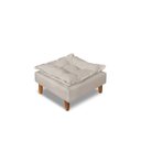 Ver imagem 5 de Poltrona para Quarto de Bebê Amamentação Confortavel com Puff Fibras Macias Bege