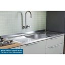 Ver imagem 6 de Cozinha Completa Rainha CZ435 6 Portas 5 Gavetas MDF Branca e Nature Nesher Móveis
