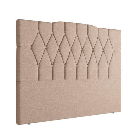 Cabeceira para Cama Box King 193 Cm Amanda Linho Bege I02 - D'Rossi