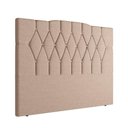 Ver imagem 1 de Cabeceira para Cama Box King 193 Cm Amanda Linho Bege I02 - D'Rossi