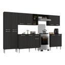 Ver imagem 2 de Armário Cozinha Modulada Completa 298cm Pequim Top Multimóveis Mp3768 Preto