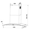 Ver imagem 2 de Coifa de Ilha Glass Classic Franke 90CM 220V