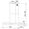 Coifa Franke Linea Touch Parede 90cm 127v 16700 - 3