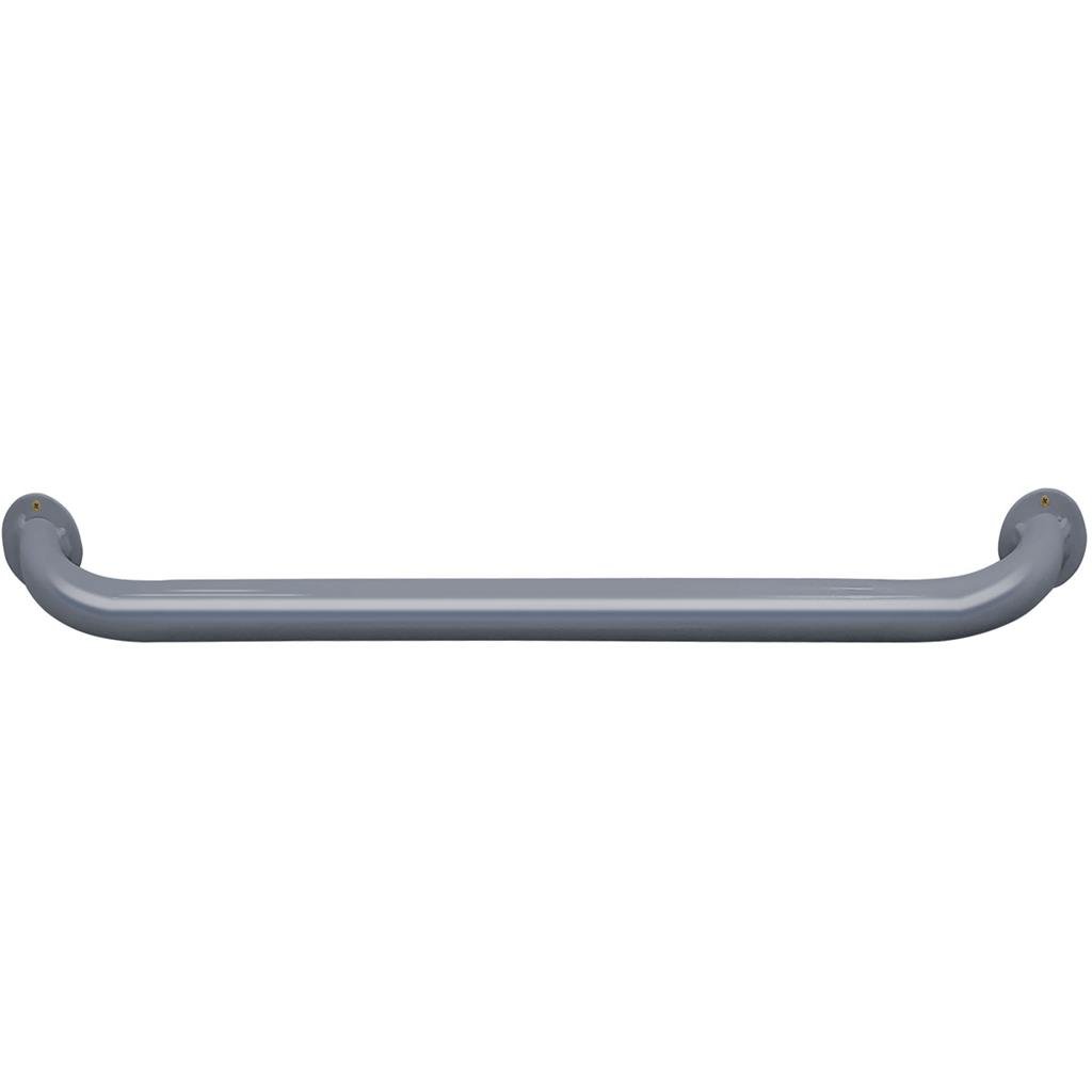 Kit 02 Alças Barras de Apoio para Banheiro Auxilio Idoso Deficiente em Aço Mali 40cm - Prata - 6