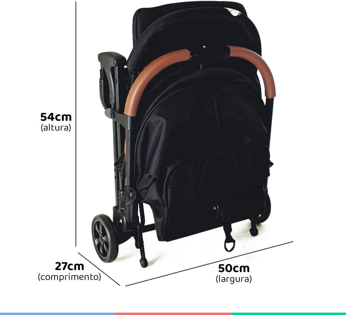 Carrinho de Bebe Compacto Bali Camel + Bebe Conforto - Galzerano ...