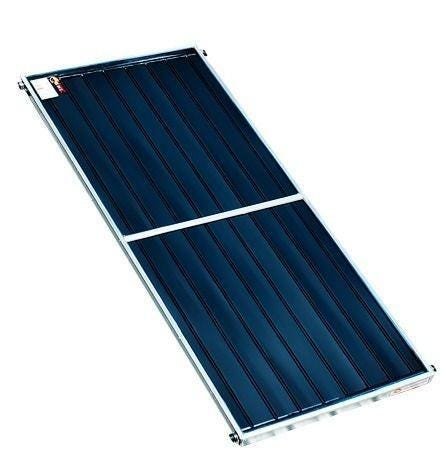 Placa Coletora de Aquecimento Solar Banho 2 X 1 Metros - Vidro e Inox