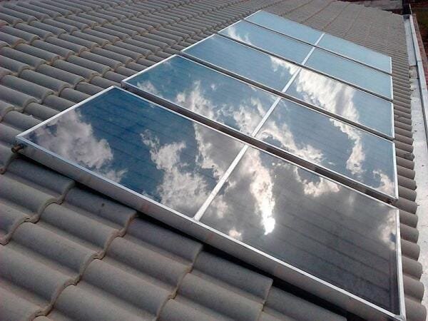 Placa Coletora de Aquecimento Solar Banho 2 X 1 Metros - Vidro e Inox - 2