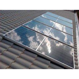 Placa Coletora de Aquecimento Solar Banho 2 X 1 Metros - Vidro e Inox - 2