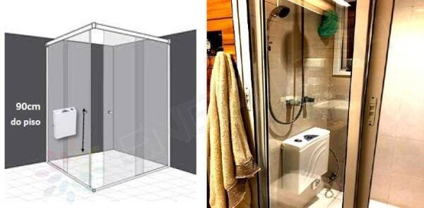 Sauna Vapor Elétrica Plus Mar Luxo 6.000w até 6m² 220v - Box Indoor - 2