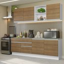 Ver imagem 1 de Armário de Cozinha Completa 240cm Branco/Rustic Glamy Madesa 06