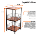 Ver imagem 2 de Fruteira de Chão 70cm Cesto Organizador de Frutas e Legumes para Cozinha