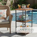 Ver imagem 5 de Fruteira de Chão 70cm Cesto Organizador de Frutas e Legumes para Cozinha