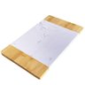 Tábua de Bambu e Mármore Branco Retangular - 1