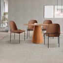 Ver imagem 1 de Conjunto Mesa de Jantar Cone 108cm e 4 Cadeiras Maya Marrom