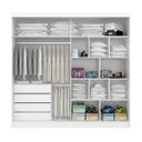 Ver imagem 2 de Guarda-Roupa Casal 2 Portas com Espelho Joinville Panan Móveis