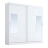 Guarda-Roupa Casal 2 Portas com Espelho Joinville Panan Móveis - 3