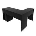 Ver imagem 4 de Mesa para Escritório de Canto 1,36x1,13m 2 Gavetas Várias Cores Me4129 Tecno Mobili - Preto