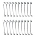 Ver imagem 1 de Alça de Apoio 80cm Barra Inox Kit 20 Unidades Idoso Acessibilidade Cadeirante Banheiro Box