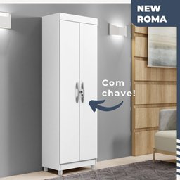 Multiuso New Roma 2 Portas 5 Prateleiras em Mdp Benetil Móveis - 5