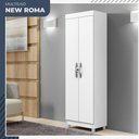 Ver imagem 2 de Multiuso New Roma 2 Portas 5 Prateleiras em Mdp Benetil Móveis